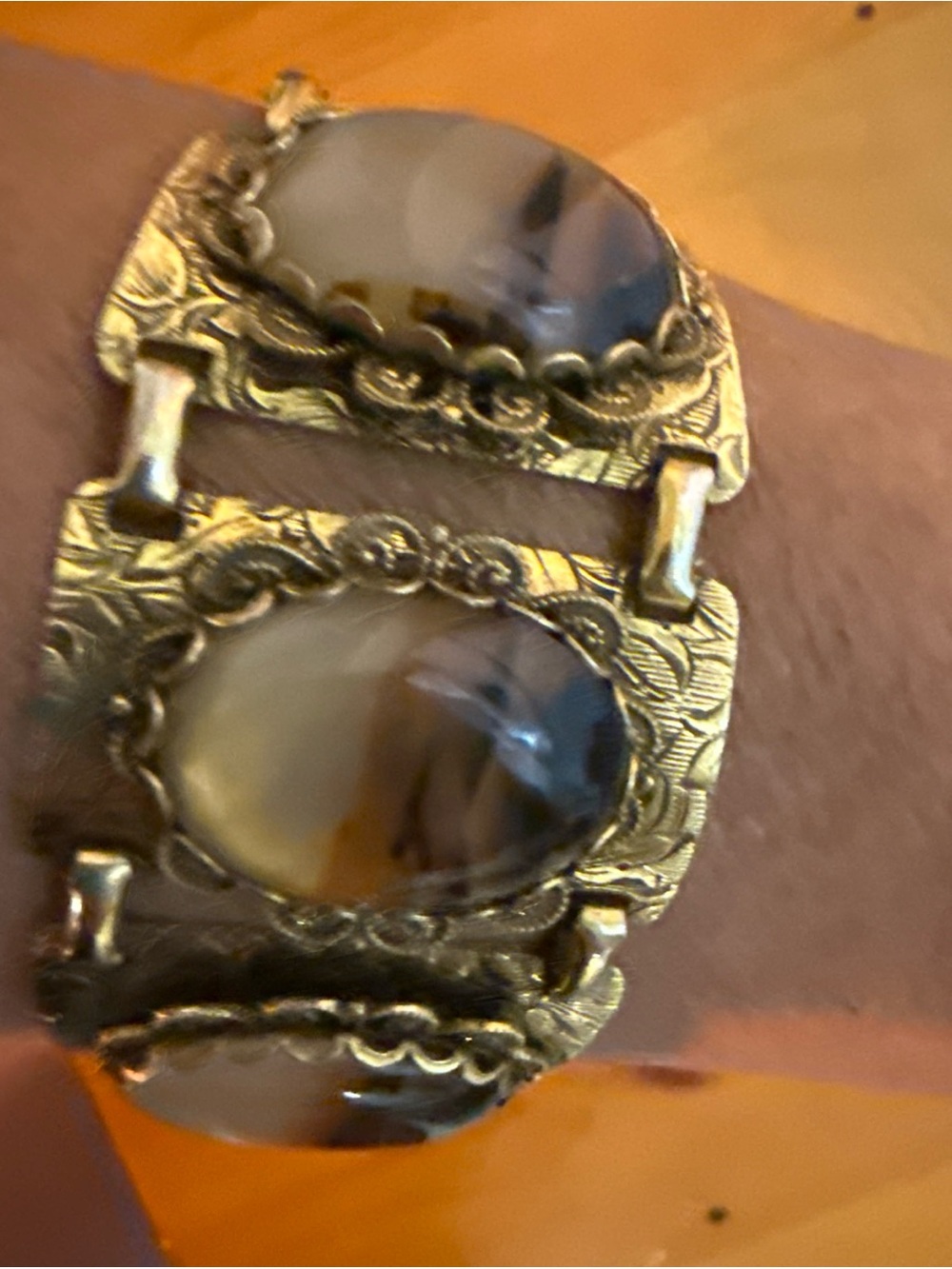 Vintage-Style western tigers eyePanel Bracelet - Women Jewelry boho - Picture 8 of 8